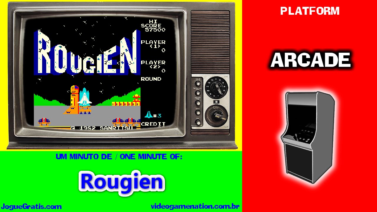 (one minute of) Rougien, arcade, Sanritsu, 1982