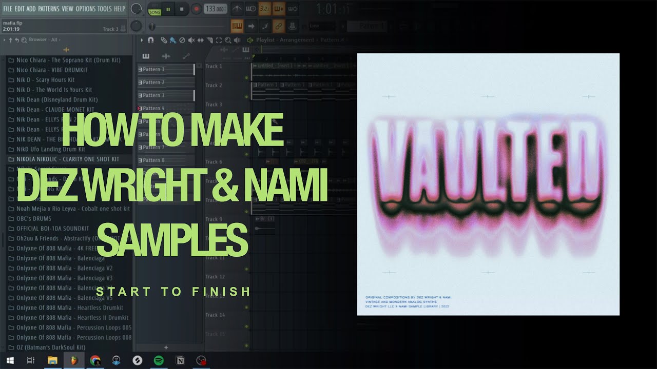 how to make samples like dez wright and nami in 2 minutes