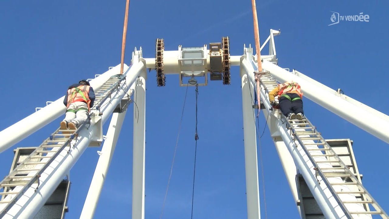 St-Jean-de-Monts : La grande roue de retour juste avant la période touristique