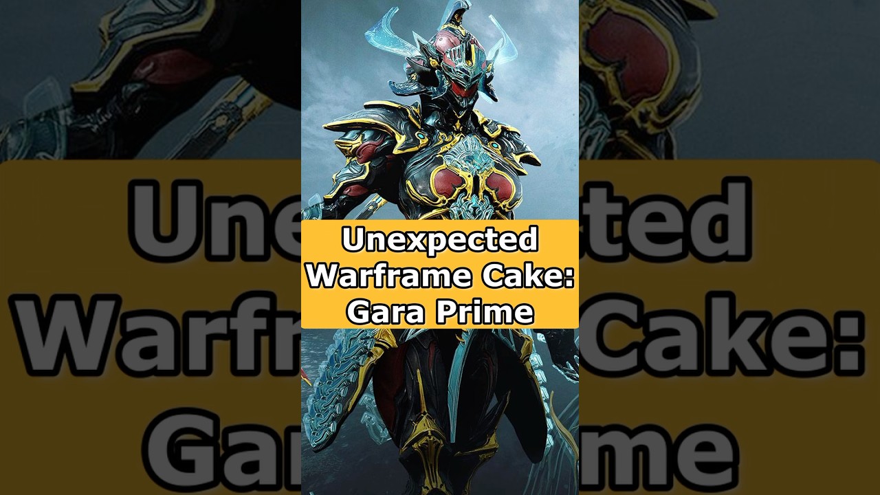 Неожиданный торт Warframe: Гара Прайм