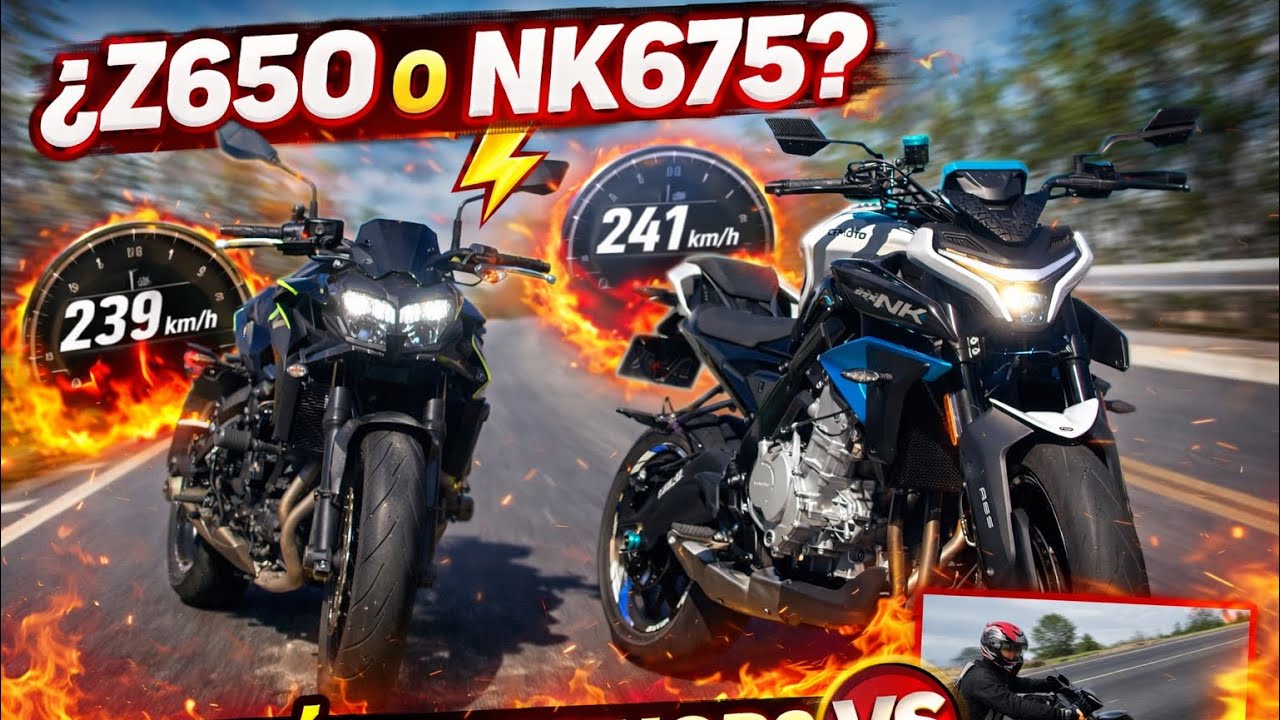 Z650 vs NK 675 😱 ¿LA KAWASAKI FUE HUMILLADA?