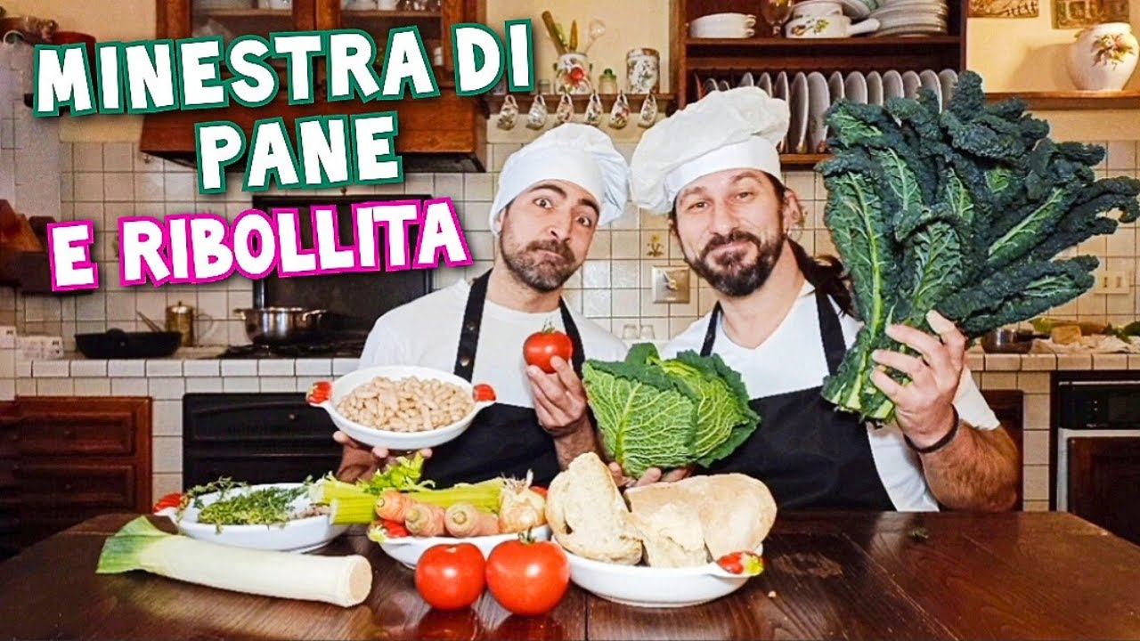 Minestra di pane e ribollita - ricetta gustosa di origine contadina.