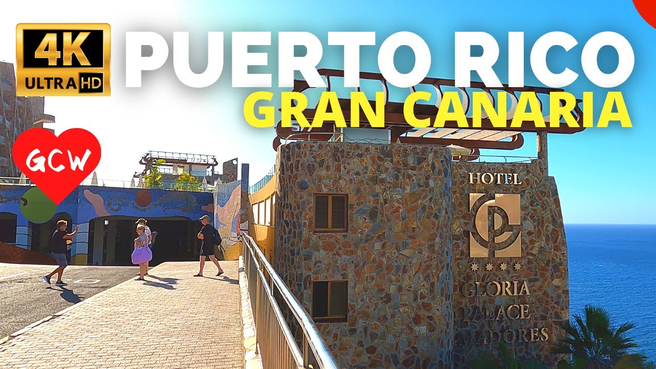 PUERTO RICO to AMADORES Walk Gran Canaria 🔴 Gloria Palace Amadores Hotel to Promenade