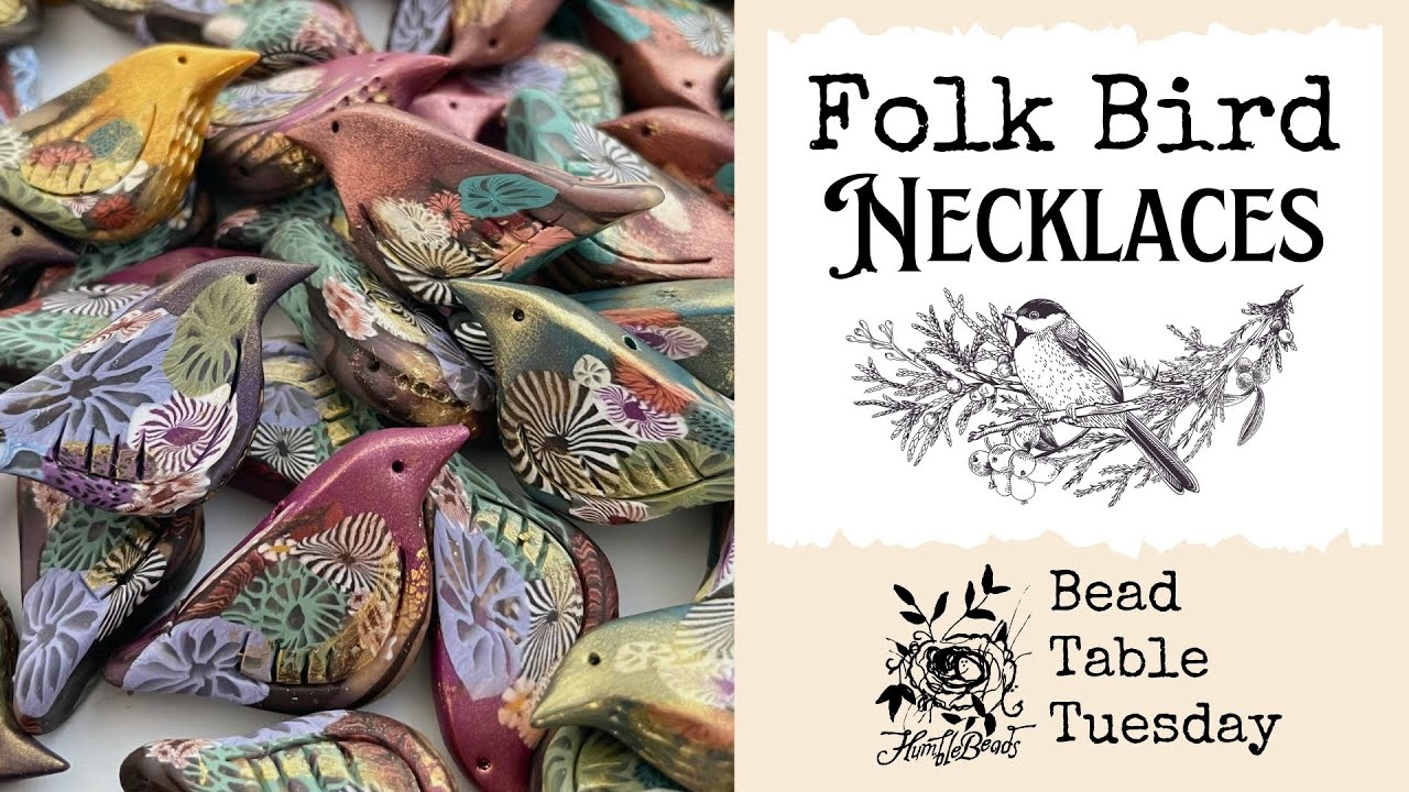 Folk Bird Necklace Tutorial: Wire-Wrapped Berry Branches