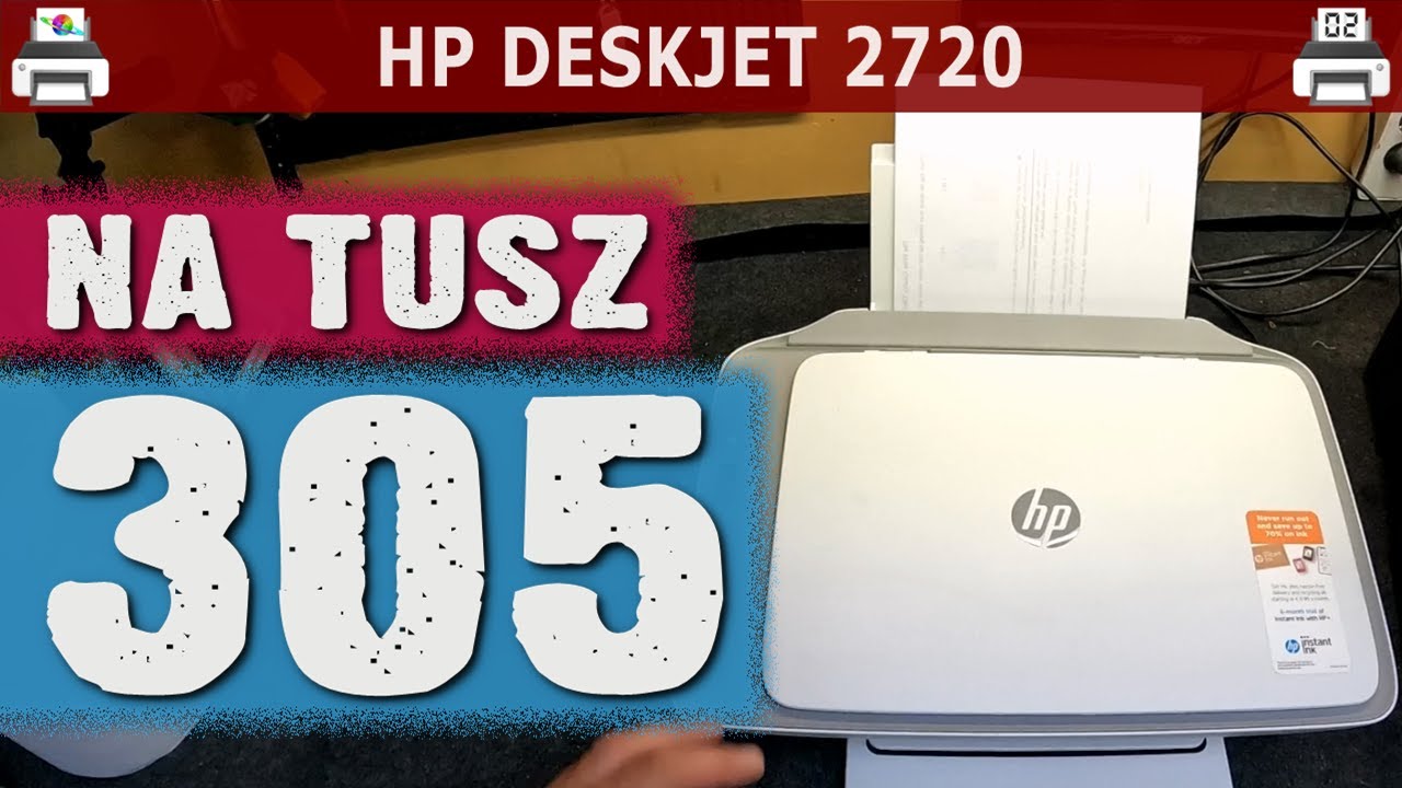 HP DESKJET 2720 🖨️ ... na tusz 305