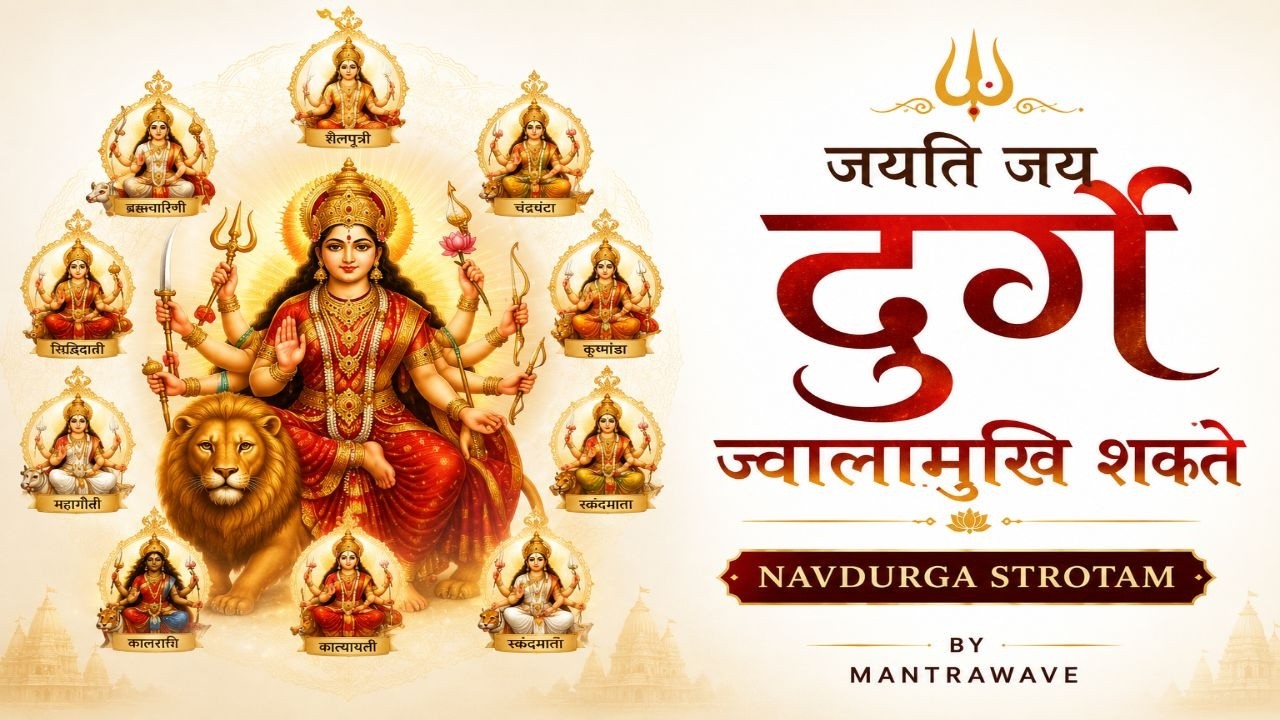 जयति जय दुर्गे ज्वालामुखि शक्ते | navratri 2026 | navratri special navdurga aarti | navdurga strotam