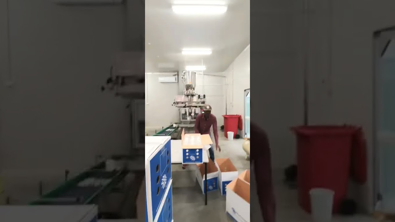 Ice gel pouch packing machine || multi track packaging machine || Nidan Packaging