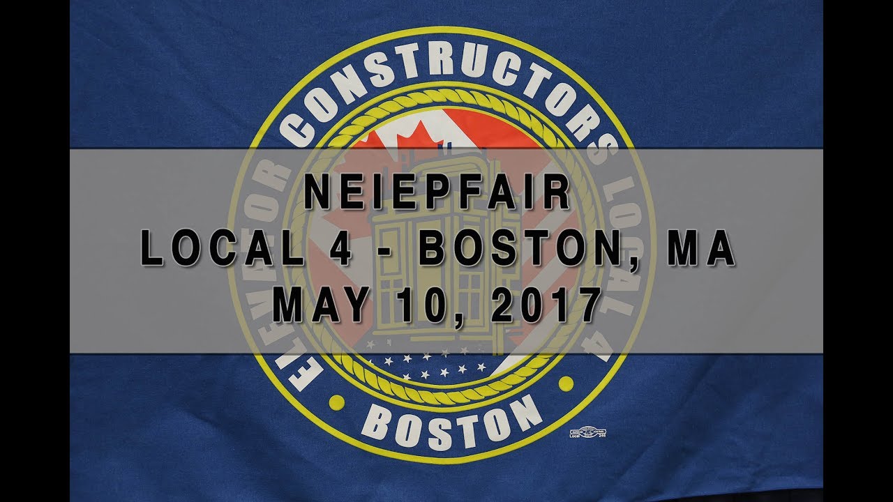 Boston NEIEP Fair at IUEC Local 4 - May 10, 2017