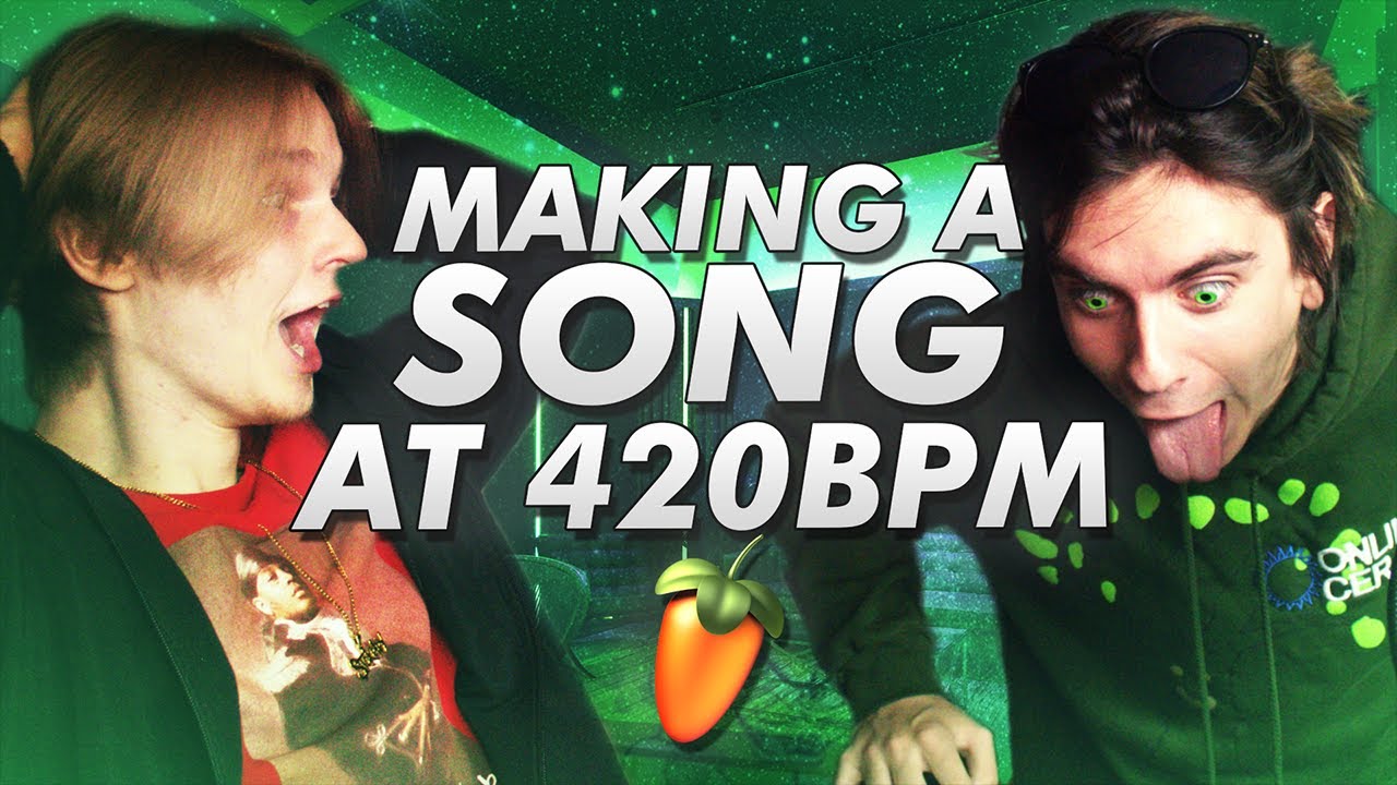 MAKING A SONG AT 420BPM (FL STUDIO CHALLENGE)