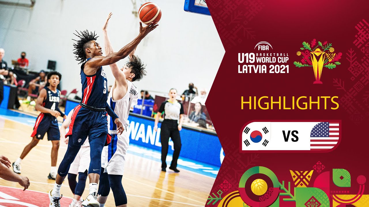 Korea - USA | Full Highlights | Round of 16 - FIBA U19 Basketball World Cup 2021