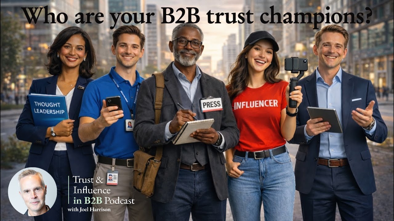 Five personas, five roles, one powerful trust system | Introducing the B2B Matrix of Influence