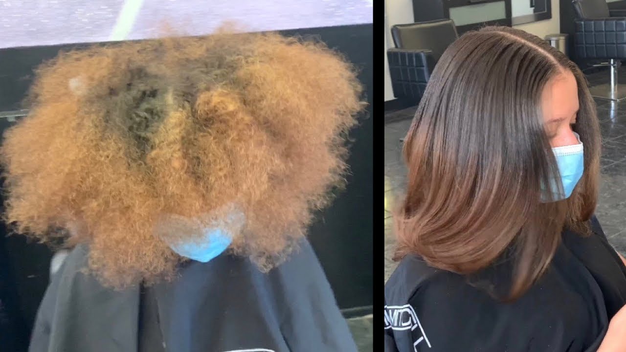 Silk Press and Trim on Natural Hair | Silk Press | Cassandra Olivia