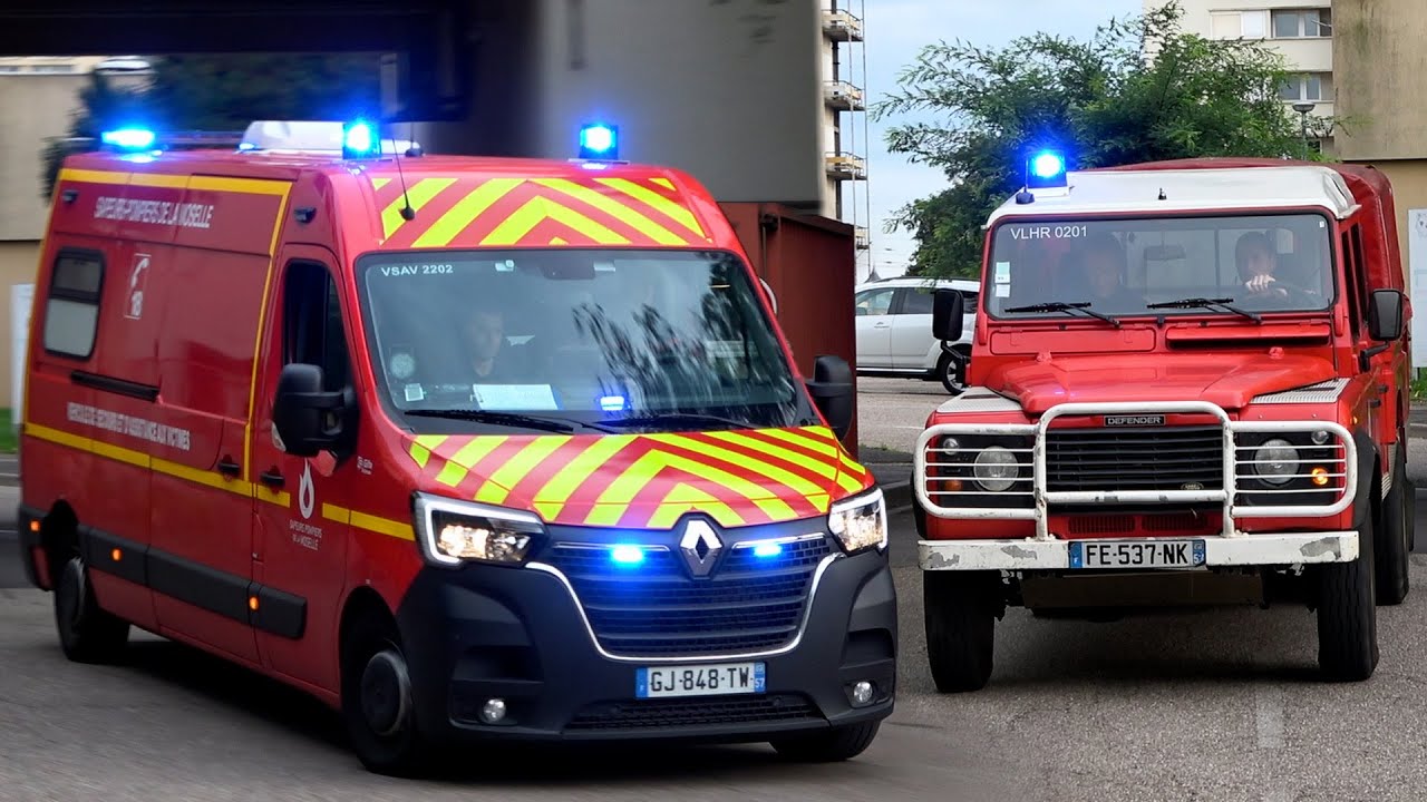 [Nouveau VSAV] VLHR & VSAV Sapeurs Pompiers de La Moselle Metz & Ambulances Privée en urgence á Metz