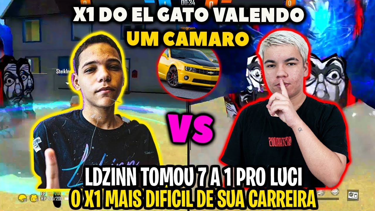 LDZINN VS B4 LUCI - O X1 MAIS DIFICIL DA CARREIRA DO LDZINN - X1 DO EL GATO VALENDO UM CAMARO