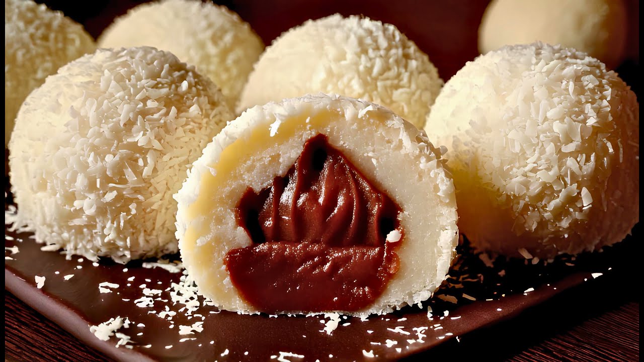Dessert „Weißer Schnee