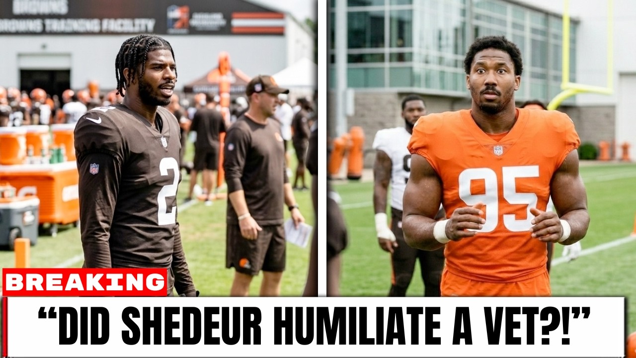 BREAKING: Shedeur Sanders STUNS Browns Locker Room After Humiliating Veteran In Heated Practice