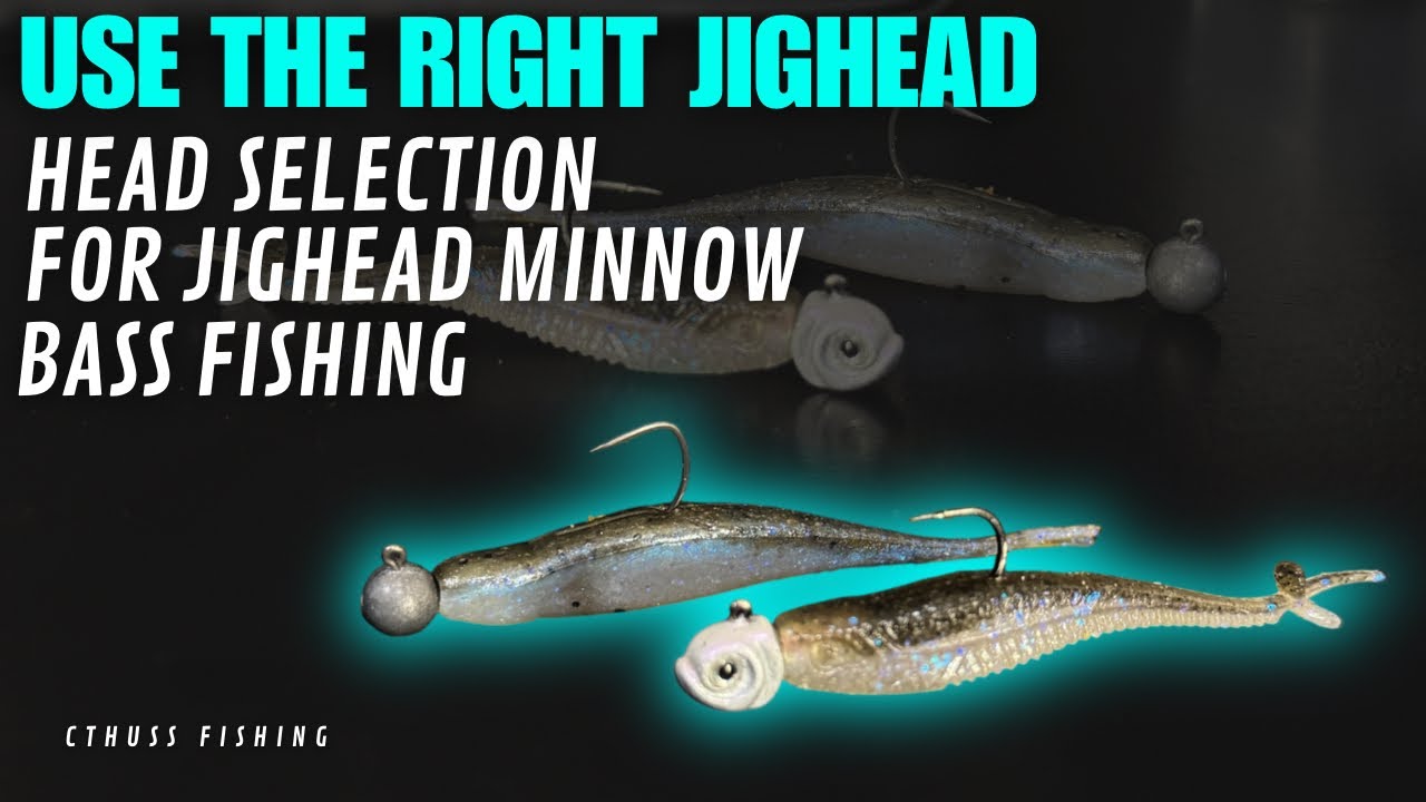 Use the RIGHT Jighead for Jighead Minnow Bass Fishing!