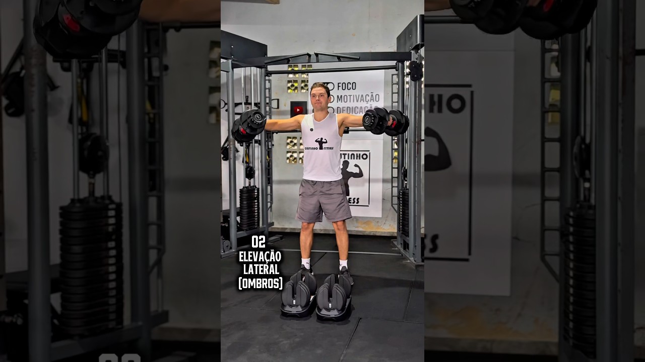 10 Exerc&iacute;cios com HALTER AJUST&Aacute;VEL #shorts #treino #fitness