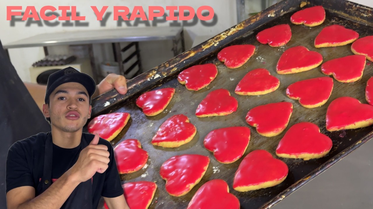 GALLETAS EN FORMA DE CORAZON // SAN VALENTIN