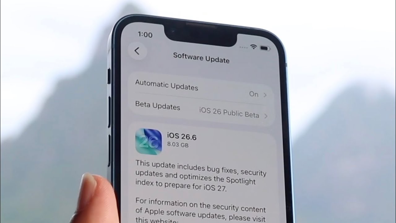 Не обновляйтесь до iOS 26.6