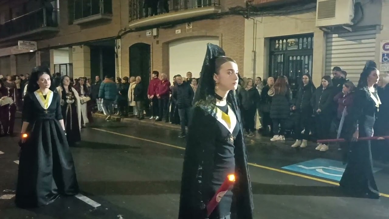 Procesión del Lunes Santo. Hermandad de la Santa Cena. Semana Santa 2024 Torrent. Valencia.