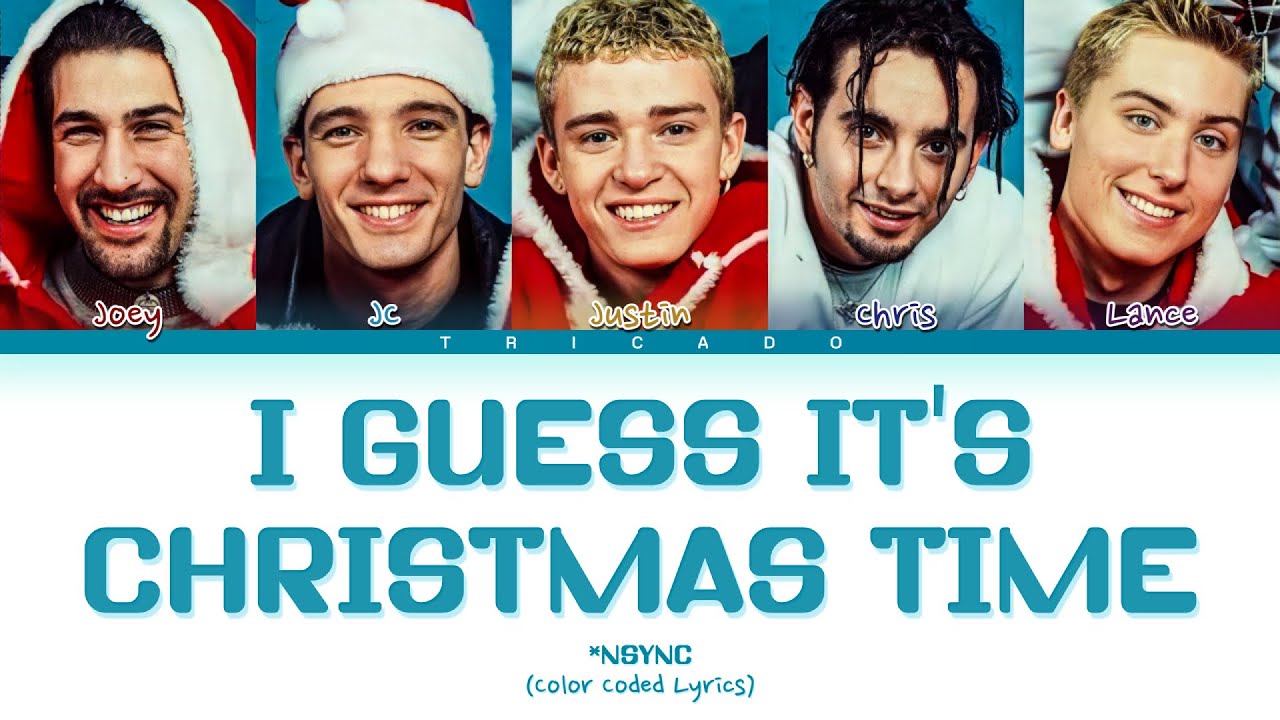 *NSYNC - I Guess It's Christmas Time (Color Coded Lyrics)