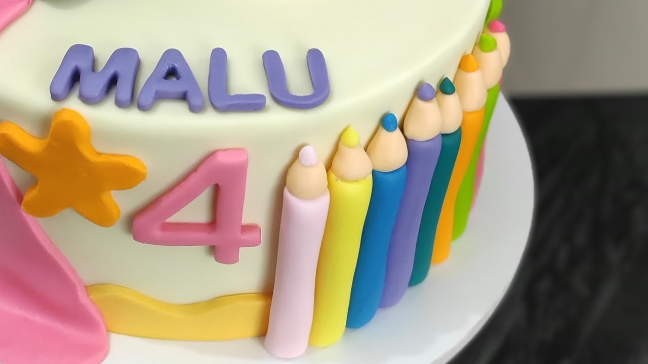 Pintando o 7 / Bolo de Pasta Americana / Decoração Completa