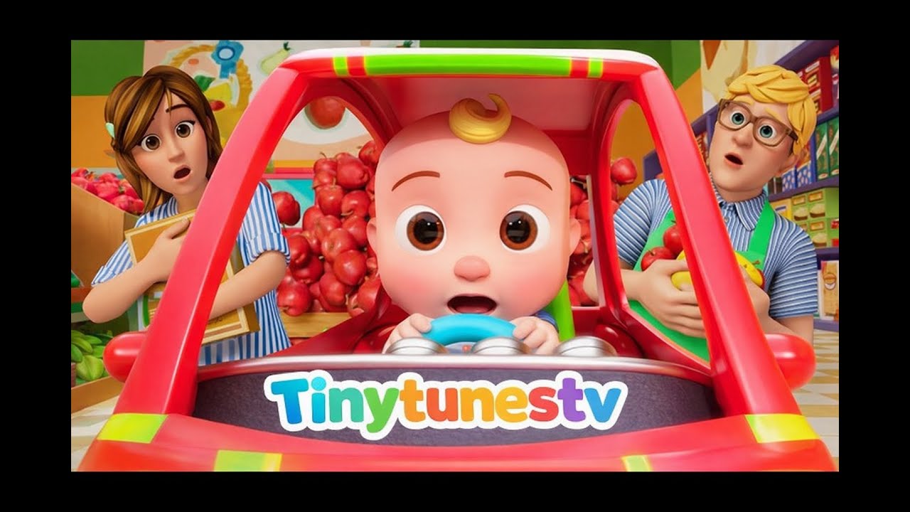 Grocery Store Fruit Apples & Bananas + Shopping Cart Song! | CoComelon / Tinytunestv Nursery Rhymes