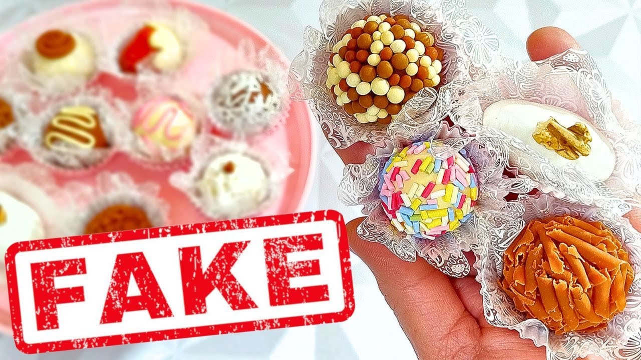 É FALSO! DECORE COM DOCINHOS SUPER REALISTAS (PASSO A PASSO)