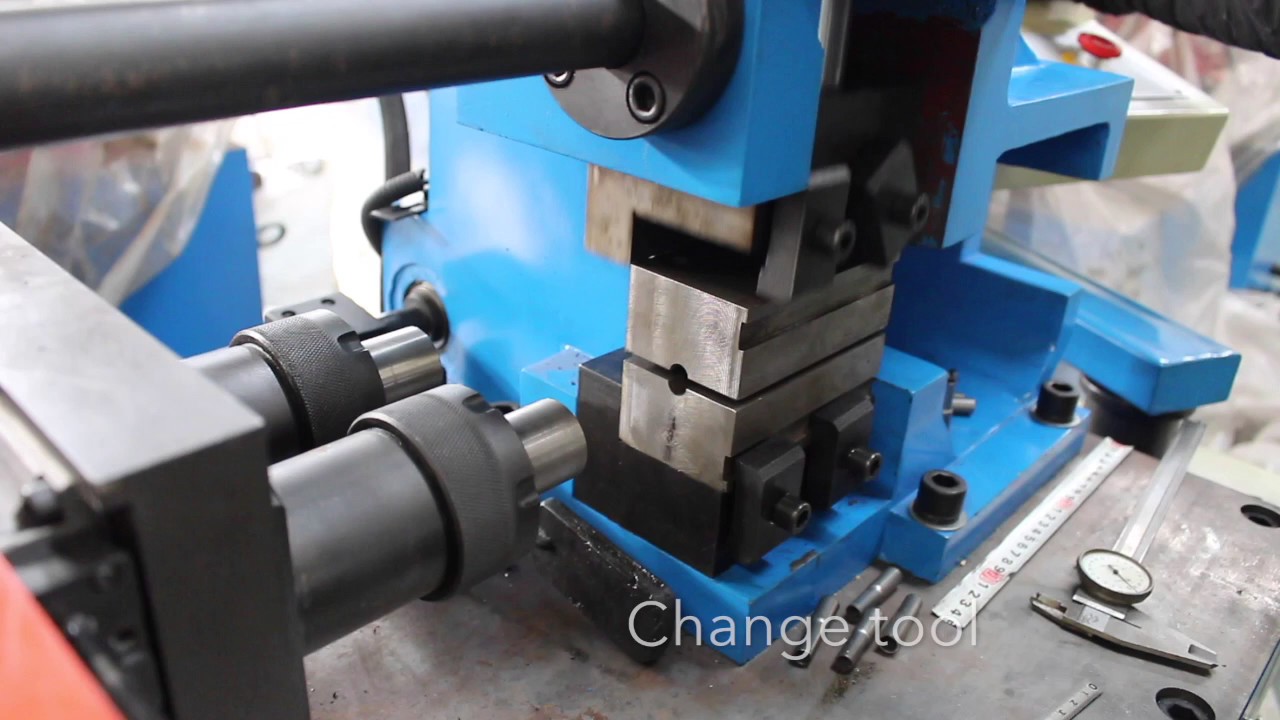 Diesel injection Steel metal tube pipe end shrinking crimping forming contract expand reduce machine