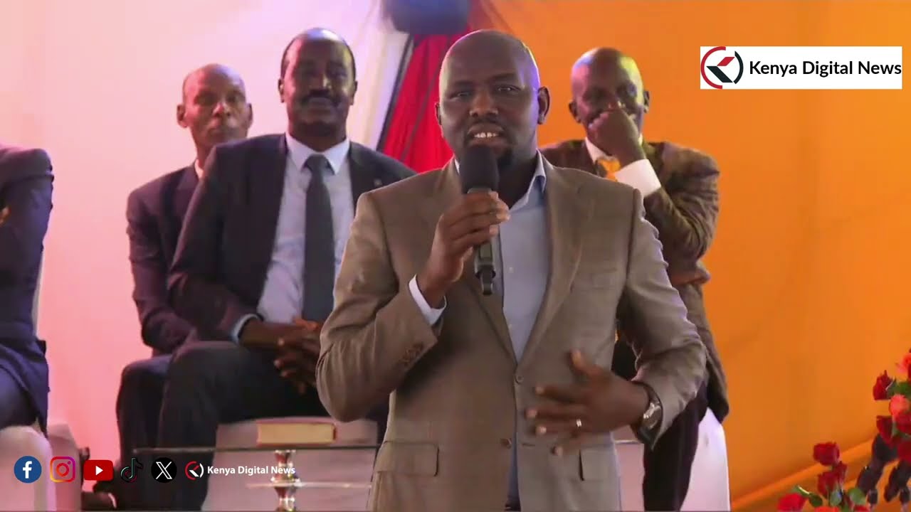 CS Murkomen's hilarious speech in front of DP Gachagua in Nandi!!