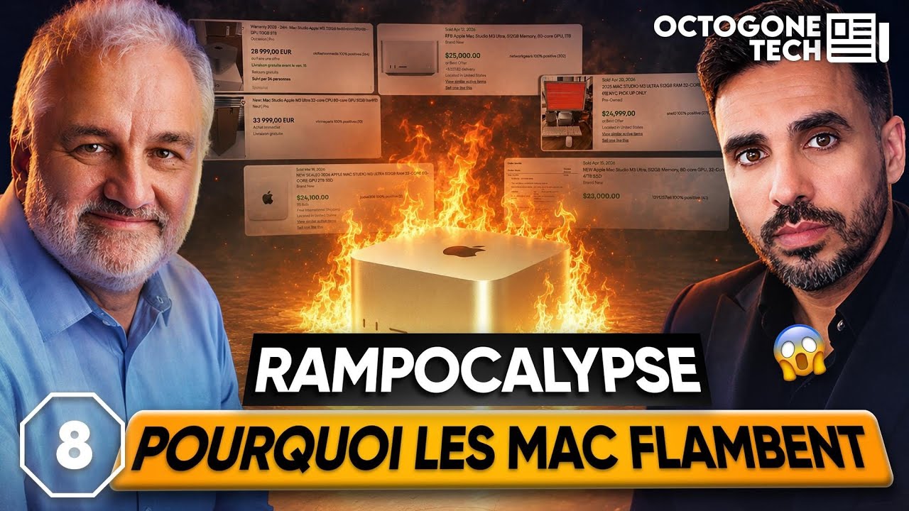 Pourquoi m&ecirc;me la logistique l&eacute;gendaire d&rsquo;Apple ne r&eacute;siste pas &agrave; la RAMpocalypse   | OctogoneTech #8