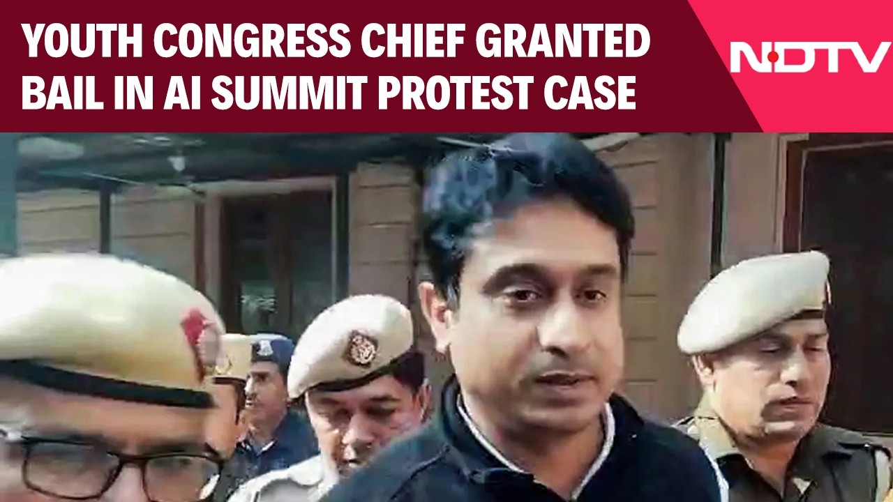 India AI Impact Summit | Youth Congress Chief Granted Bail In AI Impact Summit Protest Case
