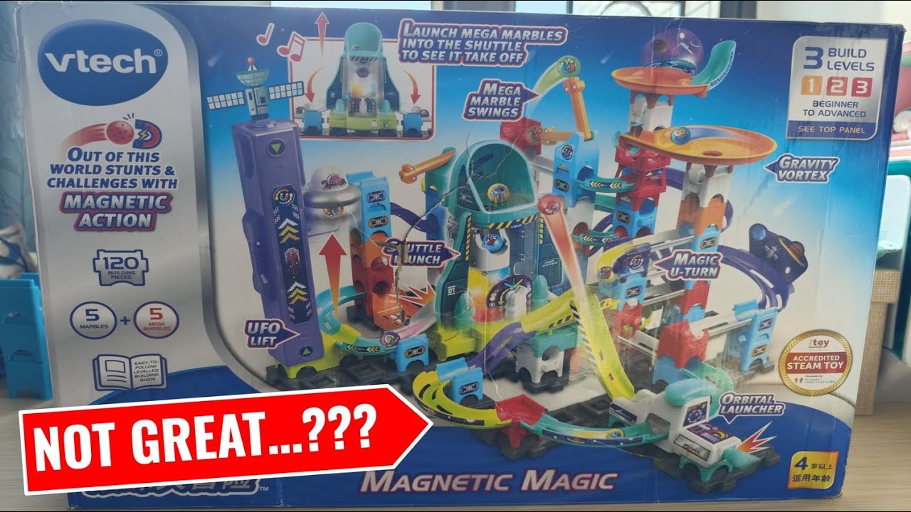 My Brutally Honest Review on the VTech Marble Rush Magnetic Magic Set