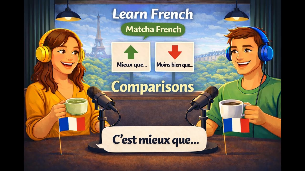 French Listening Practice – Better, Worse, More