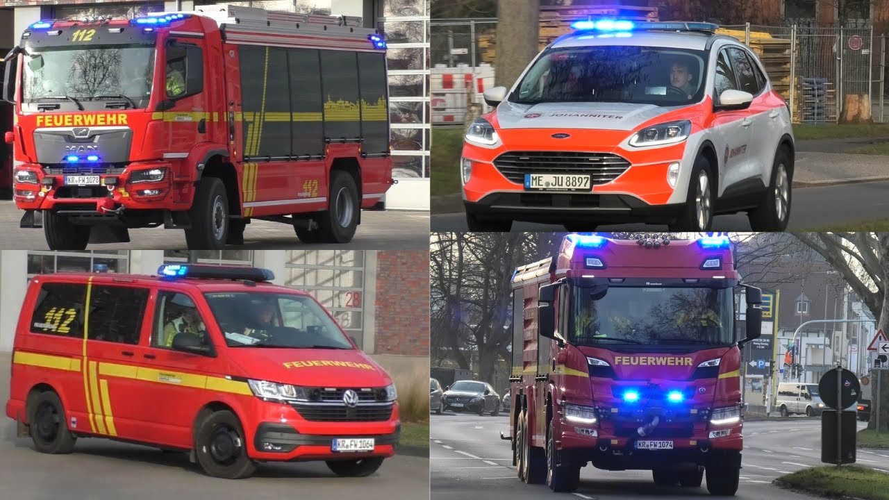 🚒Neuer Rüstwagen-Logistik🚒 und weitere Einsätze der BF Krefeld