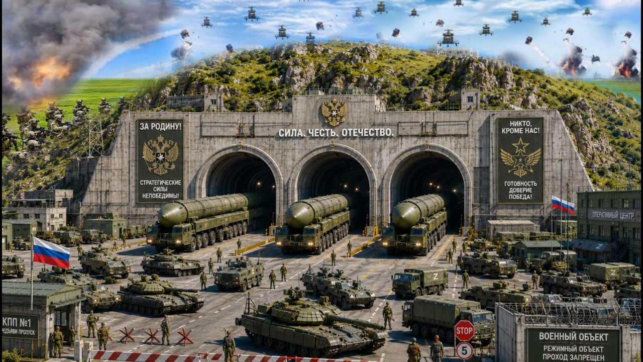 June 24, 2026! A surprise US missile strike destroys a secret Russian bunker base.