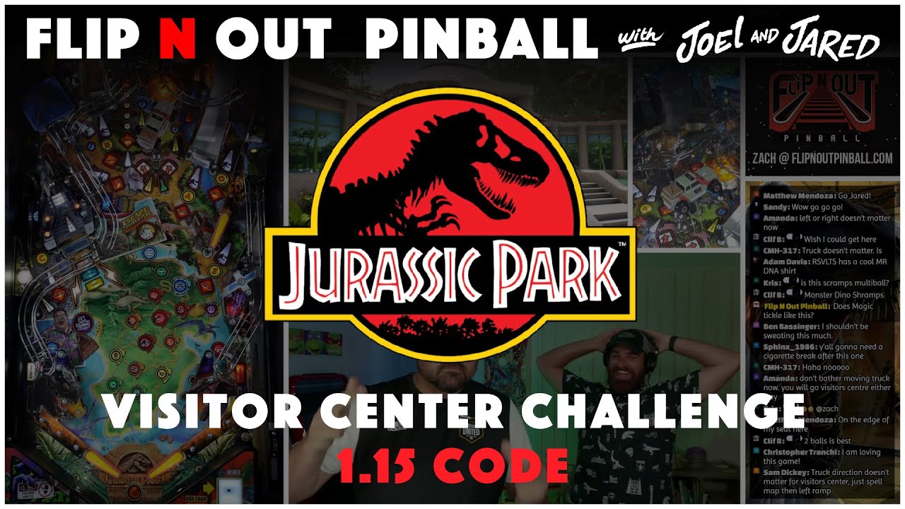 🔴LIVE - Stern's Jurassic Park Premium Pinball Machine! Co-op Mode Engaged!