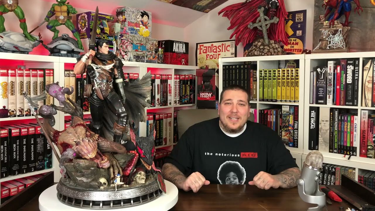 BERSERK Guts: The Black Swordsman Statue Unboxing & Review | PRIME1 STUDIO