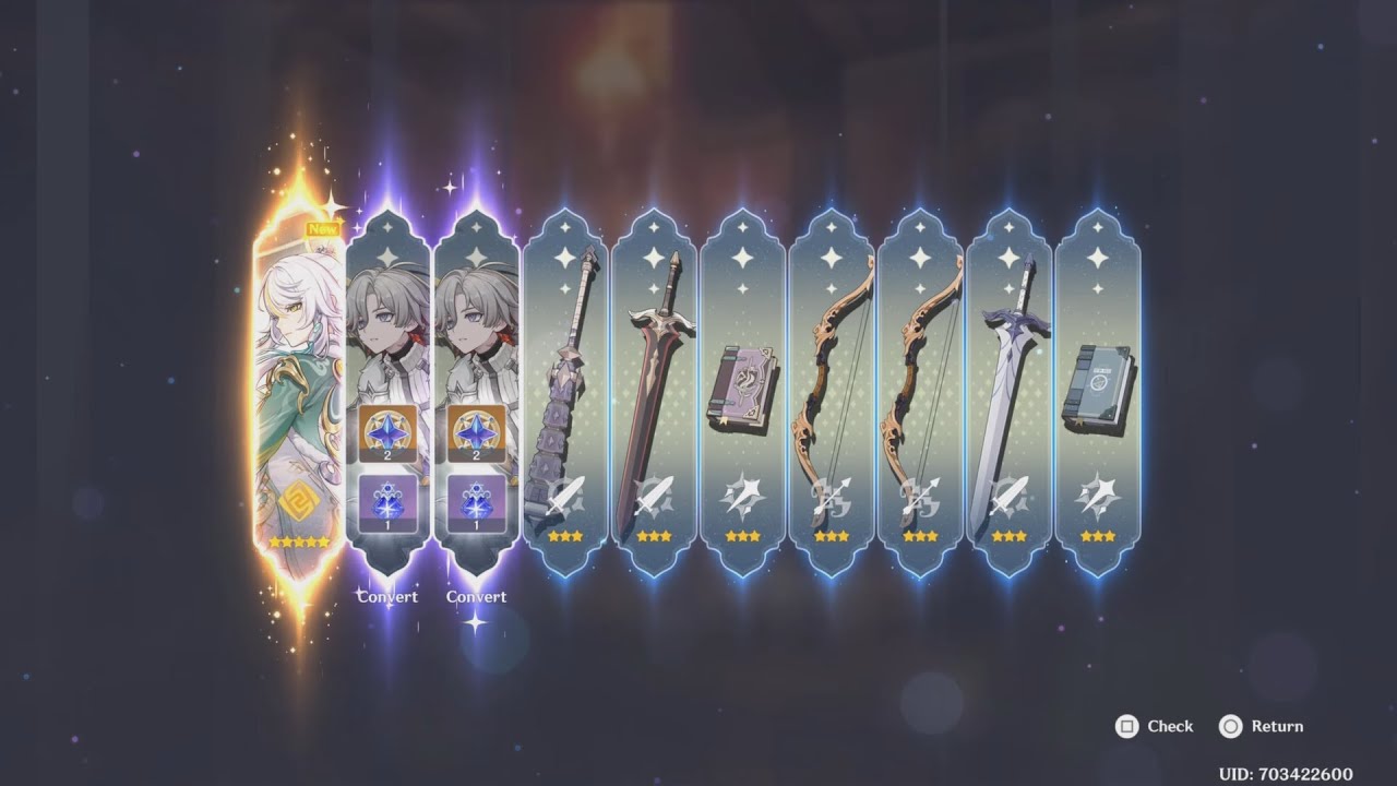 Luckiest pulls ever #gacha #genshinimpact #hoyoverse