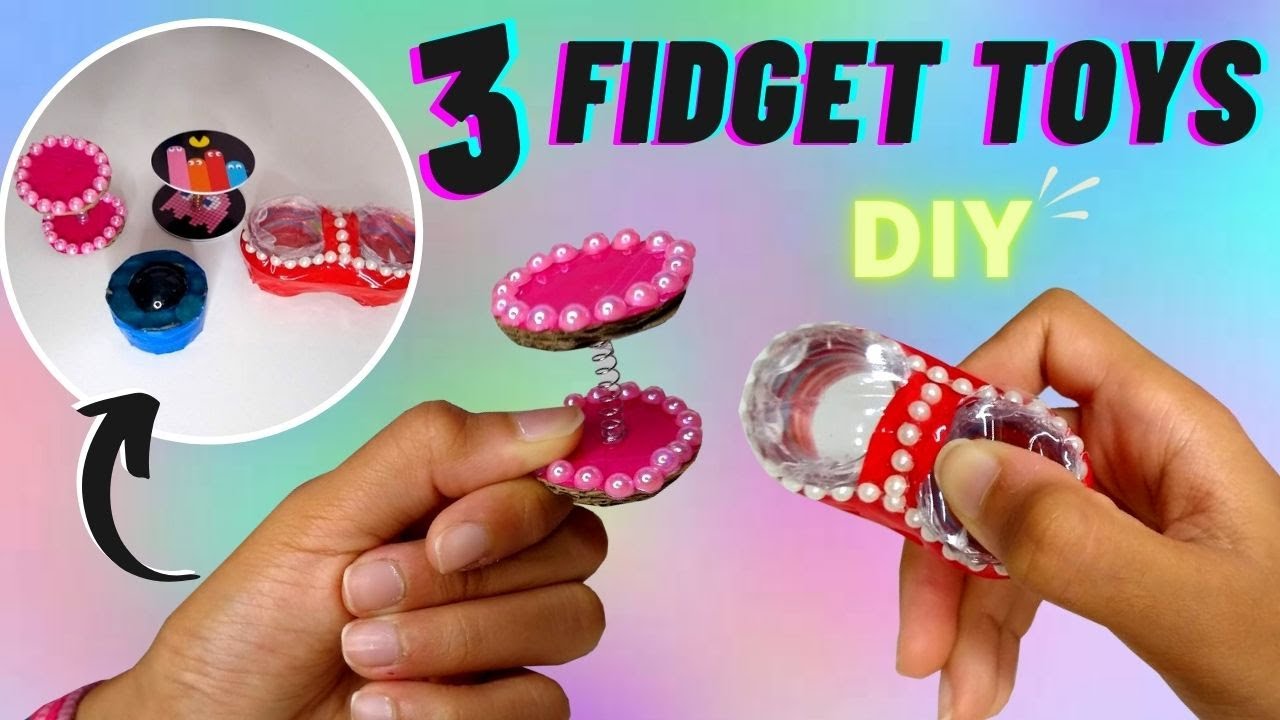 COMO FAZER FIDGET TOY CASEIRO | O MUNDO DE LARISSA 😍