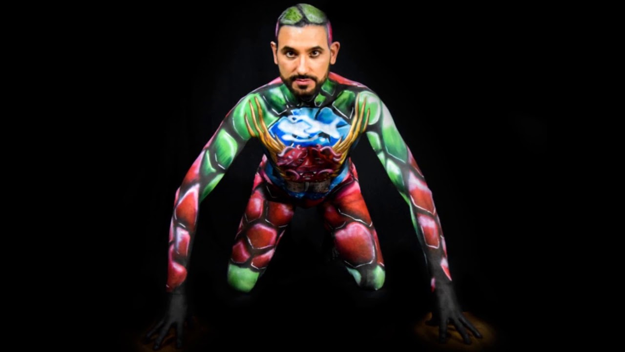 Leone in Moeca Bodypainting