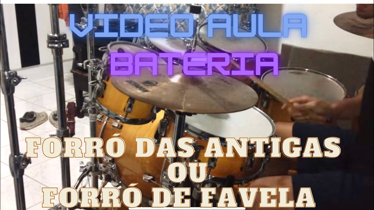 Video Aula De Bateria Como Tocar Forró Romântico