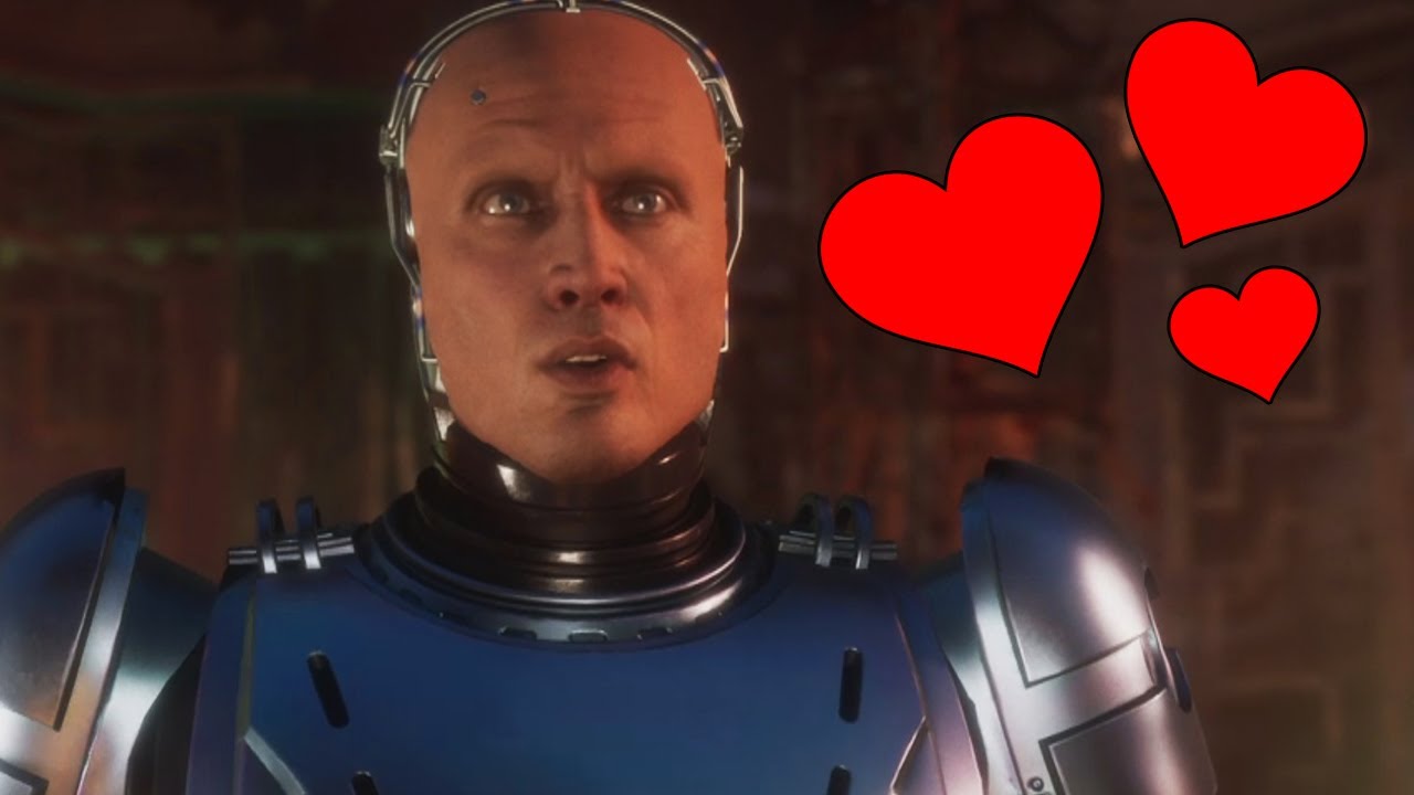 PERSONAGENS SENDO AMIGÁVEIS COM O ROBOCOP