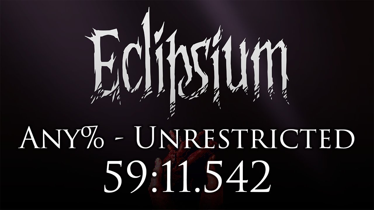 【RTA / speedrun】 Eclipsium - Any% Unrestricted - 59:11.542