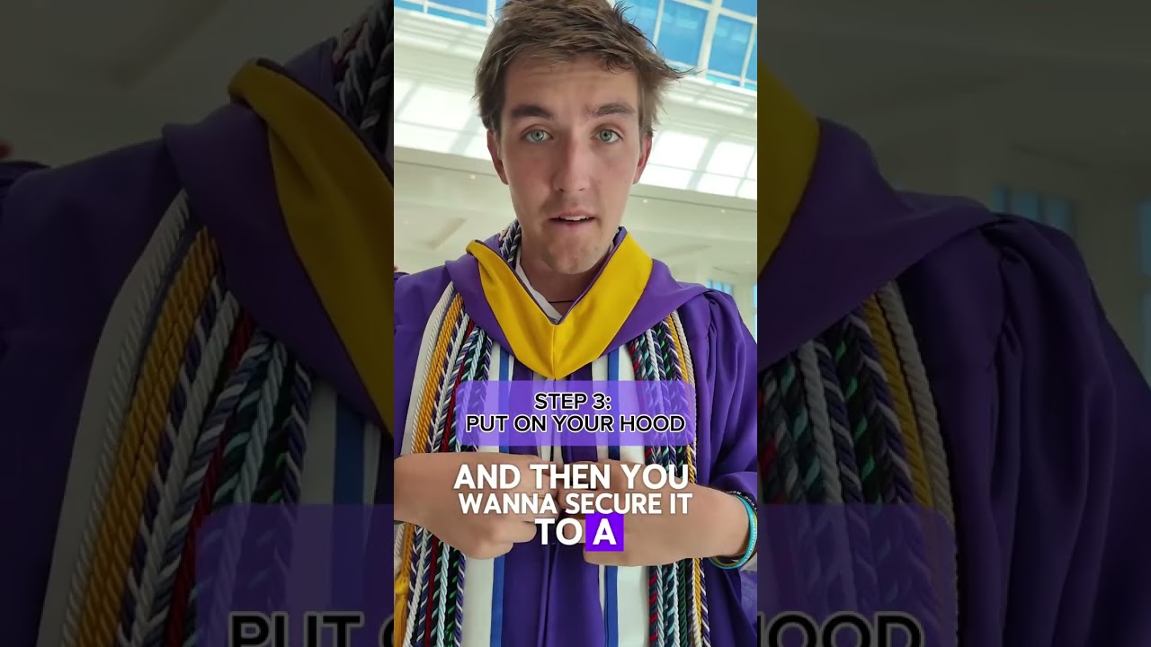 How to Wear Your Cap & Gown