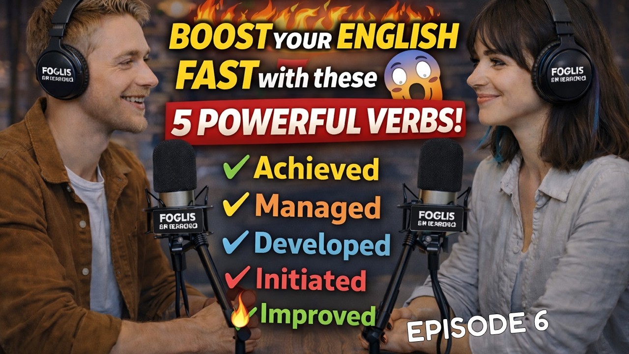 5 Power Verbs That Make Your English Sound Confident | Episode 6