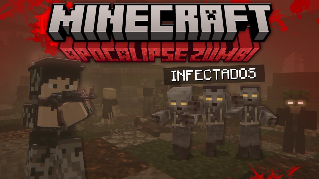 Invadi uma CIDADE INFECTADA por Zumbis no Minecraft Apocalipse Hardcore