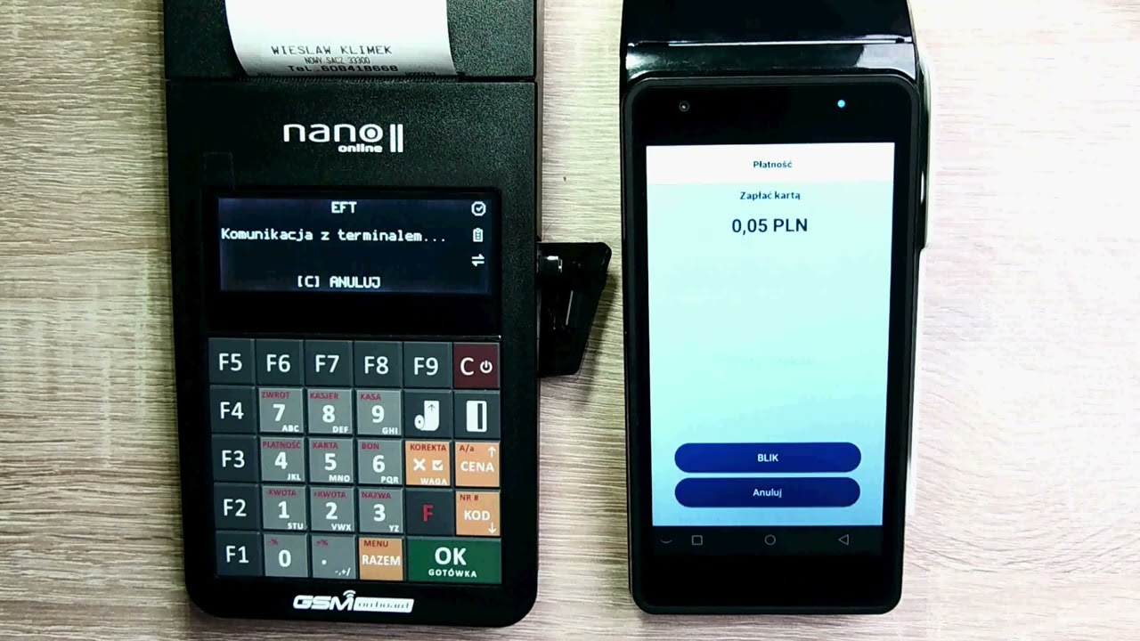 Novitus NanoIIGSM WiFi PayTel SmartPOS NexGON3