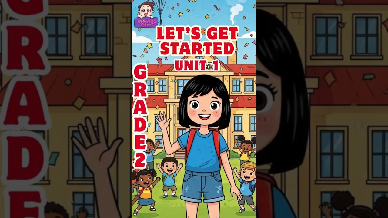 🎉 English Grade 2 &ndash; Unit 1 | Let&rsquo;s Get Started 🚀&nbsp;مع&nbsp;RoaaRoo.